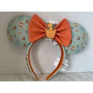 Disney Parks Epcot Orange Bird Flowe & Garden Ears Headband NWT New